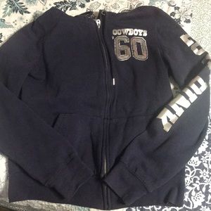 VS PINK Dallas Cowboys Zip Up Hoodie